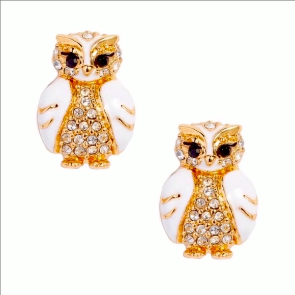 kate spade Jewelry - Kate Spade Starbright Owl Earrings